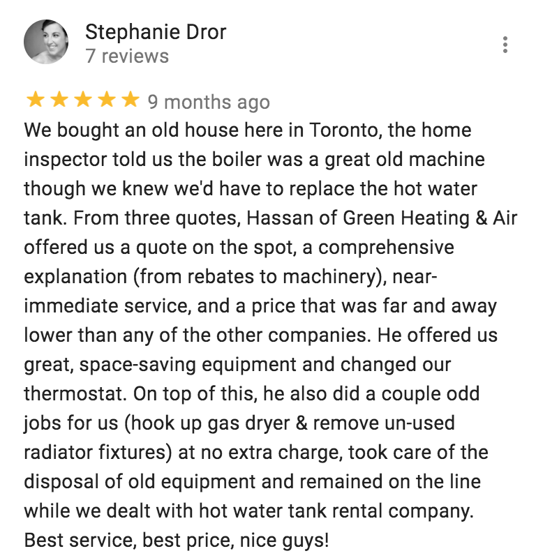 Green Heating and Air